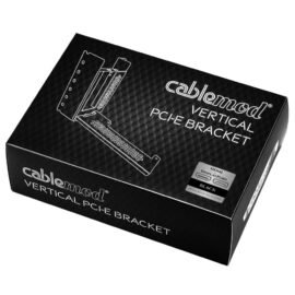 CableMod Vertical PCI-e Bracket - HDMI + DisplayPort - BLACK