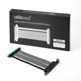 CableMod Right Angle PCI-e 4.0 Riser Cable (Black, 22cm)
