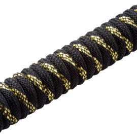 CableMod Pro Coiled Keyboard Cable (Midas Black, USB A to USB Type C, 150cm)