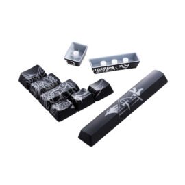 CableMod Premium ABS Laser Modifier Keycap Set - CM Egypt Horus vs Seth (Black, OEM Profile, ANSI, 14 Keys)