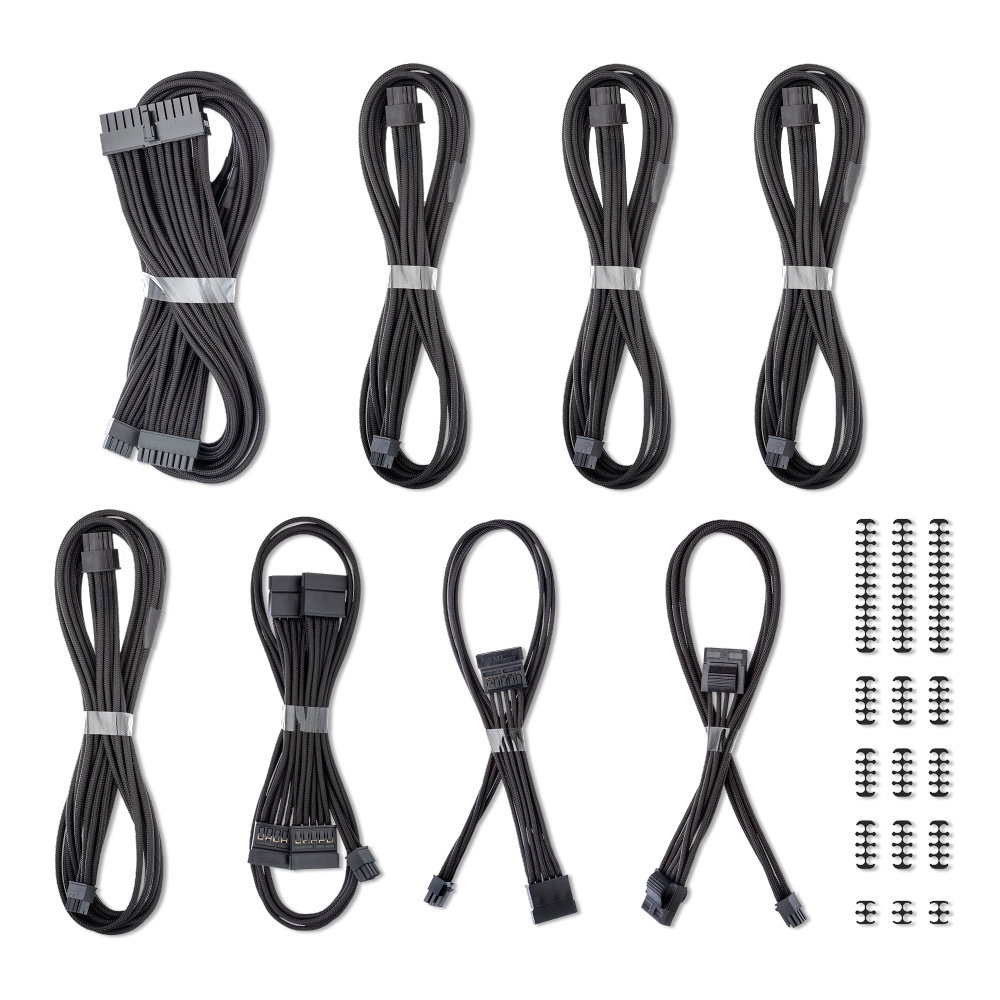 CableMod C-Series Classic ModFlex Sleeved Cable Kit for Corsair