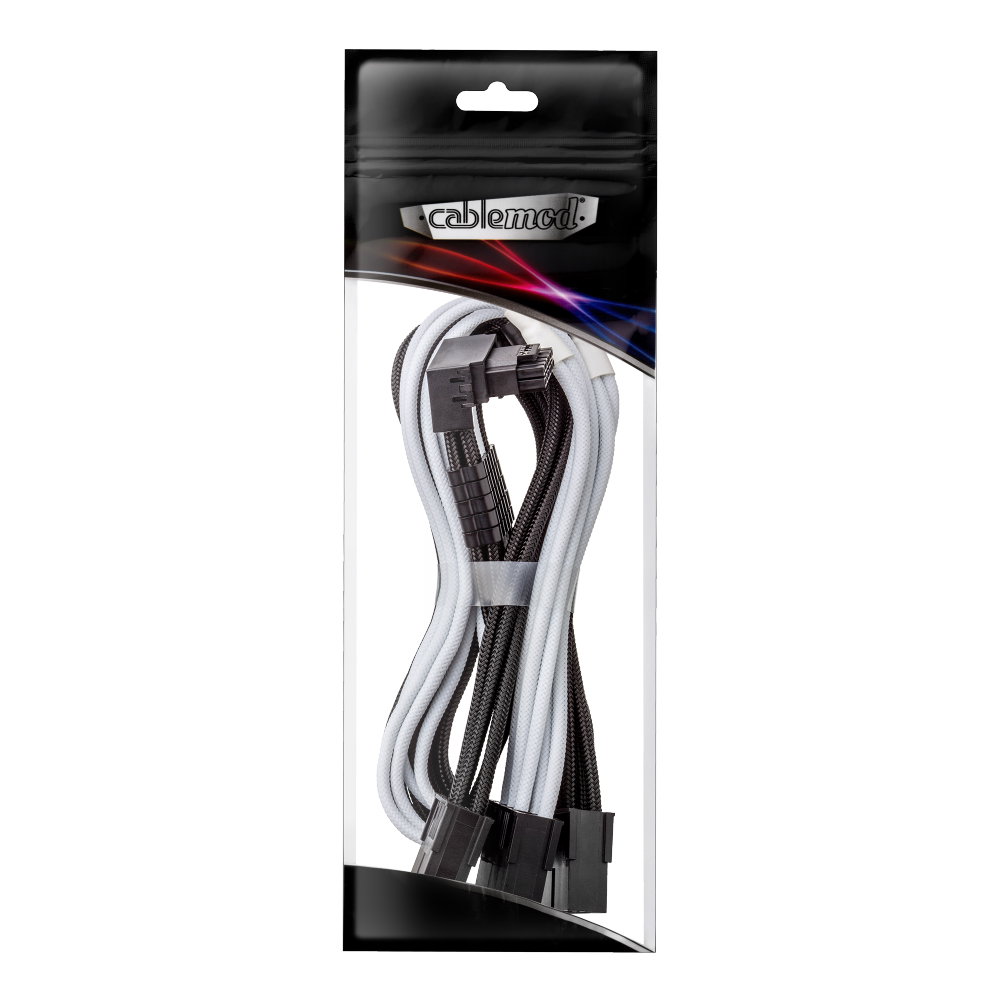 CableMod Pro ModMesh Sleeved 12V-2x6 12VHPWR 90° StealthSense PCIe