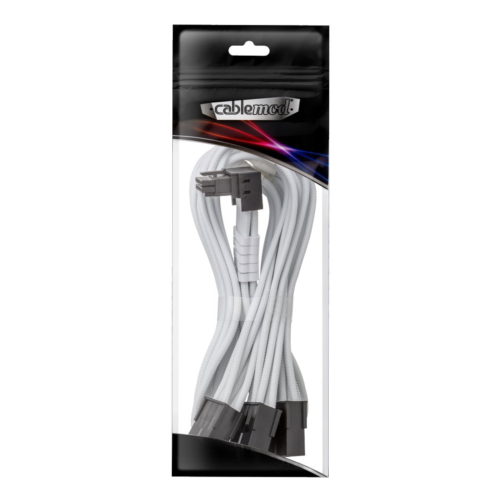 CableMod Pro ModMesh Sleeved 12V-2x6 12VHPWR 90° StealthSense PCIe